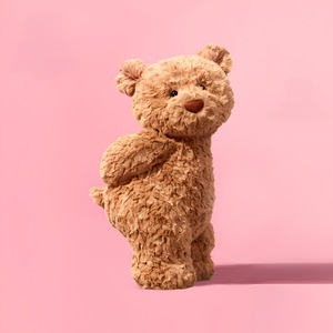 Oso de Peluche de <span class=keywords><strong>Barcelona</strong></span> del Reino Unido con Relleno de Algodón PP, Muñeco Reconfortante para Parejas, Regalo de Compañía Reconfortante - Product Image 1