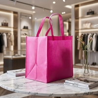 Sac fourre-tout non tissé, recyclable, réutilisable, pliable, motif dessin animé, bandoulière longue, taille moyenne disponible, personnalisation possible