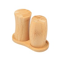 Ensemble de salières et poivrières en bambou, écologiques, durables, minimalistes, distributeurs d'épices élégants, vaisselle de cuisine, taille personnalisée SON TRA