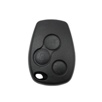 Clé de Voiture Vierge Coque de Remplacement de Clé Télécommande avec Support de Pile Compatible pour Renault Clio Modus Kangoo Master