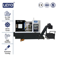 Tour à tourelle servo CNC LEYO CL-750, équipement de tournage de haute précision, machine de tournage et de fraisage