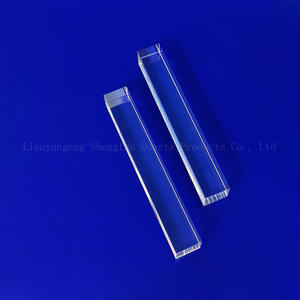 מלוטש שקוף כיכר צורת קוורץ זכוכית מוטות - Product Image 2