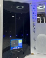 Ruang Sauna Spa Pijat Uap Desain Prancis dengan Bingkai Geser Aluminium Alloy dan Kaca Tempered untuk Penggunaan Hotel, Dapur, dan Komputer