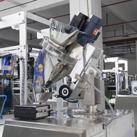 Machine d'emballage et de remplissage automatique à vis sans fin haute vitesse et écologique pour sachets de poudre, destinée aux sacs en papier/feuille d'aluminium alimentaires