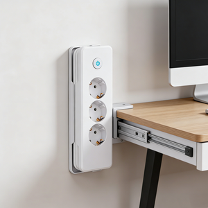 <span class=keywords><strong>Prise</strong></span> double allemande personnalisable de haute qualité, blanche, triple mosaïque, AC250V 16A 2P, sans mise à la terre - Product Image 1