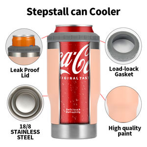 Özelleştirilmiş 14oz paslanmaz çelik su şişesi ve bira soğutucu olabilir çift kapak ürün tipi soğutucular ve soğutucular - Product Image 5