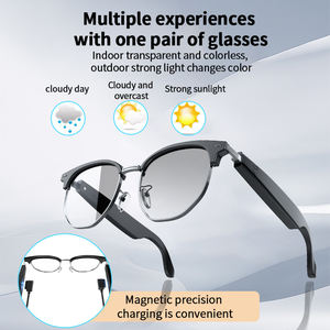 نظارات ذكية متعددة الوظائف من ليسيمو، جهاز ذكاء اصطناعي قابل للارتداء، مقاومة للماء IPX-5، مساعد صوتي ذكي بتقنية الذكاء الاصطناعي - Product Image 2