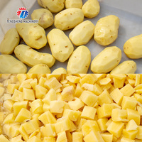 Largre-Scale Industrial Vegetable Fruit Salad Cube Cutting Dicing Food Processing Machine (TS-Q180D)