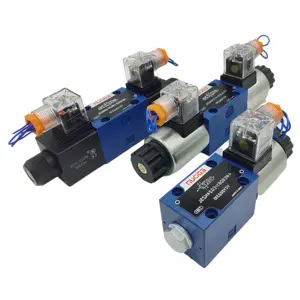 Factory Price Low Moq Good Quality Forklift Hydraulic Control Valve Block 4 Way Solenoid 110V