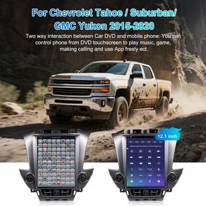 Navihua 12.1" Tesla Vertical Screen Android <b>Stereo</b> Autoradio Multimedia Player for Chevrolet Tahoe Suburban GMC Yukon 2015 2020 - Product Image 5