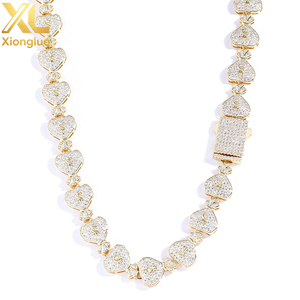 <b>Iced</b> <b>Out</b> Jewelry Shiny Diamond Link for Women White Gold Plated Brass Micro Pave Zircon Money Bag <b>Chain</b> Necklace for Gift - Product Image 5