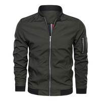 2024 printemps automne hommes flambant neuf décontracté Zip coupe ajustée veste formelle Baseball Bomber pardessus à la mode hommes manteaux