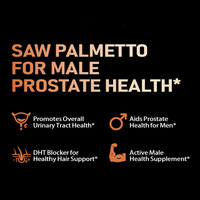 OEM ODM Capsules végétales de Palmier Nain pour la Santé de la Prostate et le Soutien des Voies Urinaires, Adaptées aux Végétaliens, DHT Prostate Eco