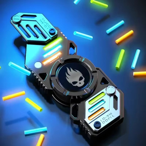 <span class=keywords><strong>Spinner</strong></span> de Mano Luminoso de Aleación, Juguete Antiestrés de Metal, Deformable, para Adultos y Niños, STAR SOLDIER - Product Image 2