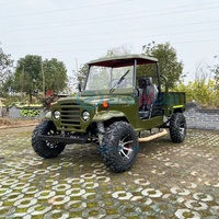 Zhenda Prix usine 250cc Essence Nouveau Buggy/UTV de luxe en acier à quatre roues, Mini camionnette agricole biplace, Garantie 1 an