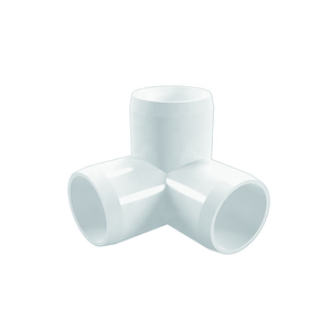 plumbing materials astm standard 3/4 inch 3 way cornner connector joint elbow pvc pipe fittings