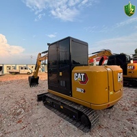 Offre Spéciale – Prix le Plus Bas – Mini-Excavatrice Compacte d'Occasion Cat 306E2 de 7 Tonnes sur Chenilles pour Chantier Urbain – Excellent État