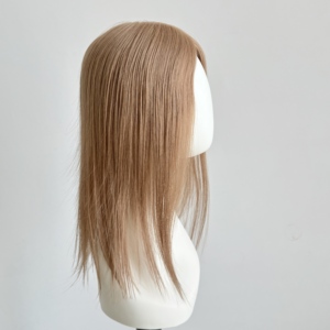 Pelucas de Cabello Natural para Mujer, Mono 5.5*6.5, para Cabello Fino, Color Natural, 130% de Densidad # 8 - Product Image 1