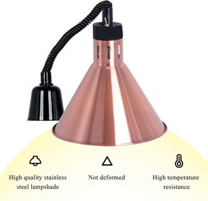 <b>Electric</b> Copper <b>Food</b> <b>Warmer</b> Infrared Pendant for Restaurant Meals Restaurant Meals <b>Warmer</b> - Product Image 5