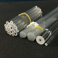 Capilares de Cuarzo Transparente con Protección UV, Tubo Doble, 1.0 mm de Espesor de Pared, Libres de Ozono, Resistentes a la Corrosión, Envío Rápido