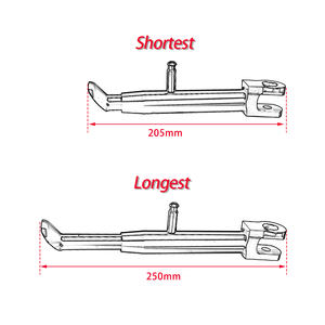 Регулируемая подставка для мотоцикла XXUN, боковая подставка, опорная подставка для опускания, Комплект Подставки для <span class=keywords><strong>Honda</strong></span> CBR1000RR CBR 1000 RR 2008-2013 - Product Image 6