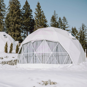 Facile installazione tenda campeggio Custom tenda per feste case all'aperto 4 stagione Hotel Igloo campeggio <span class=keywords><strong>tende</strong></span> con bagno e <span class=keywords><strong>tende</strong></span> - Product Image 4