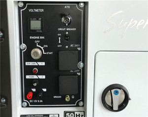 เครื่องกำเนิดไฟฟ้าดีเซล FSH รุ่นใหม่ ซูเปอร์ไซเลนซ์ 6kva พร้อมระบบ ATS, เครื่องยนต์ดีเซล 4 จังหวะ ระบายความร้อนด้วยอากาศ เครื่องกำเนิดไฟฟ้าแบบเงียบ - Product Image 5