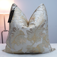 Housse de coussin jacquard luxueuse, nouveaux designs tendance, housses décoratives pour la maison