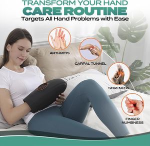 2025 nuevo uso en la oficina en casa al por mayor Airbag electrónico compresión artritis alivio del túnel carpiano masajeadores de mano con calefacción - Product Image 2