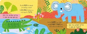 <span class=keywords><strong>Livre</strong></span> sonore pour enfants sur l'aventure dans <span class=keywords><strong>la</strong></span> <span class=keywords><strong>jungle</strong></span> avec 10 boutons personnalisés, sons d'animaux, reliure parfaite, couverture rigide écologique - Product Image 3