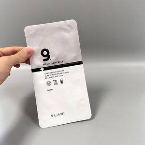 Impresión digital al por mayor máscara facial crema loción cosmética papel de aluminio forma personalizada bolsa de plástico Mylar - Product Image 1