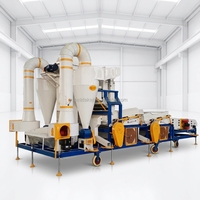 Machine de nettoyage par vibration pour tournesol, quinoa, haricots, maïs, graines de chia, sorgho et orge |   Ligne d'équipements professionnels de nettoyage des céréales