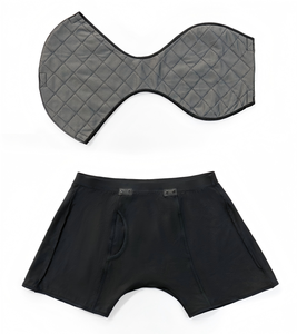 Sous-vêtements imperméables <span class=keywords><strong>pour</strong></span> hommes M-3XL Noir 300ML avec coussin absorbant amovible, boxers <span class=keywords><strong>pour</strong></span> incontinence, caleçons lavables post-chirurgie grande taille - Product Image 6