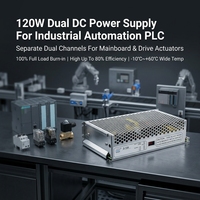 Alimentation à découpage double sortie D-120 120W 5V 12V 24V CA/CC, convertisseur industriel encastré, transformateur de source d'alimentation