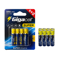 2 Baterai Alkalin Triple A Baterai Alkalin AAA Berkinerja Tinggi Baterai 1.5 V Tahan Bocor Daya Tahan 5 Tahun