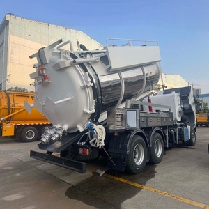 Nouveaux camions de vidange des fosses à eaux usées en acier inoxydable, plusieurs châssis en option pour l'assainissement urbain et le traitement des boues. - Product Image 5