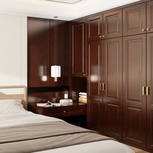 Puertas de Armario y Muebles de Cocina de MDF con Diseño Chino Moderno Personalizable, Muebles Duraderos para Dormitorio, Apartamento y Villa - Product Image 3