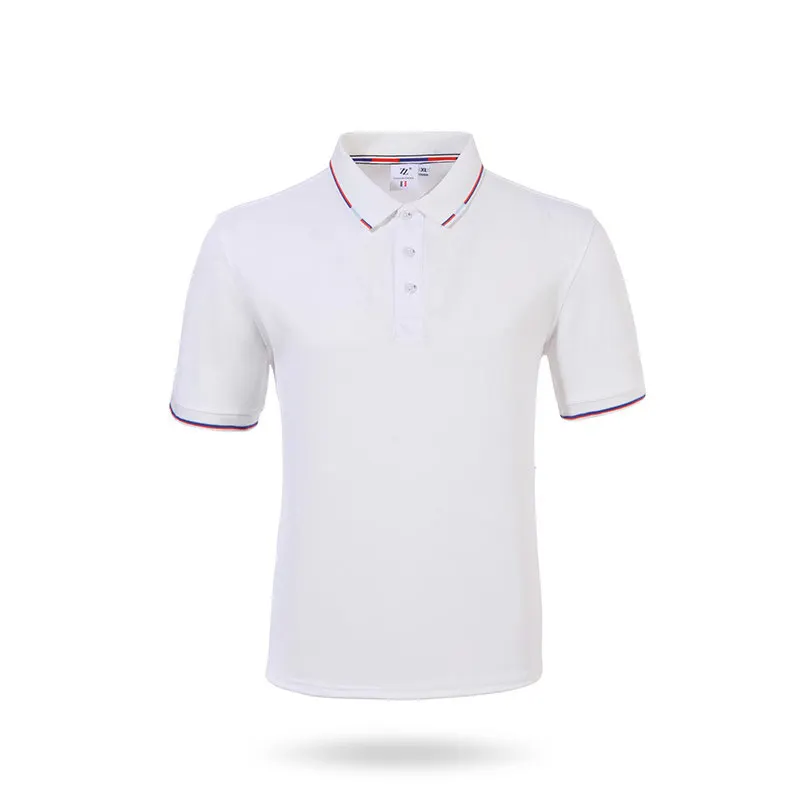 कस्टम लोगो 2024 ग्रीष्मकालीन नए फैशन कैज़ुअल पुरुषों की पोलो शर्ट लैपल सादा छोटी आस्तीन टी-शर्ट का समर्थन करें