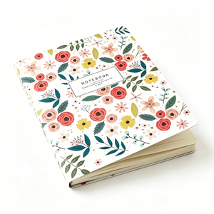 Quaderno Estetico Kawaii A4 con Copertina Rigida, Design Personalizzato con Stampa Floreale, Quaderni A5 per Ragazze, Regalo per Appunti Quotidiani - Product Image 5