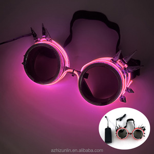 <span class=keywords><strong>Gafas</strong></span> <span class=keywords><strong>de</strong></span> Estilo Cyberpunk con Luces LED <span class=keywords><strong>de</strong></span> Neón <span class=keywords><strong>de</strong></span> 10 Colores Personalizables Zhizunlin, <span class=keywords><strong>Gafas</strong></span> <span class=keywords><strong>de</strong></span> Caleidoscopio con Modos Intermitentes para Navidad y Pascua - Product Image 5