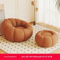 Fauteuil paresseux individuel moderne, compressé sous vide, pour la détente et le sommeil, idéal pour petit appartement, chambre, balcon, salle à manger, salon