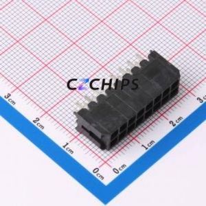 WAFER-MX3.0-16PZZ Wire-to-Board Pin Header Through hole Component (THT),P=3mm Connector 2x8P 3mm Through Hole Micro-Fit (MX 3.0) - Product Image 1