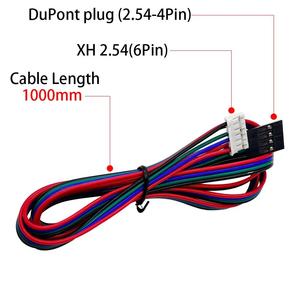 1PCS 1M Dupont Line to XH2.54 6pin Terminal Motor Connector Cables for Nema 42 Stepper Motor for 17HS4401 <strong>17HS3401</strong> - Product Image 1