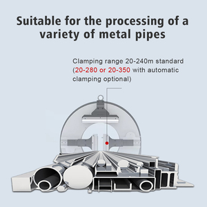 เครื่องตัดท่อเลเซอร์แบบ CNC สำหรับเฟรมจักรยานและรถจักรยานยนต์เครื่องตัดท่อเลเซอร์อุตสาหกรรม1500W - Product Image 4