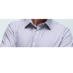 Herren-Anzughemden Hochwertige Schweißabsorbierende Baumwolle Langarm Maßgeschneiderte Gestreifte Anzughemden für Business - Product Image 6