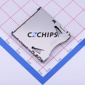 SCDA6A0201 SD Card / Memory Card Connector SMD Connector Self-Return Type Standard SD Card Card Holder 2.9mm - Product Image 1