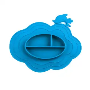 High Quality Low Price Golden Supplier Set Baby Silicone Suction Plate