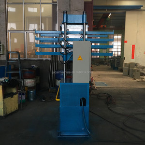 Presse à carreaux de sol en caoutchouc robuste, machine de pressage multicouche professionnelle pour usine de recyclage - Product Image 2