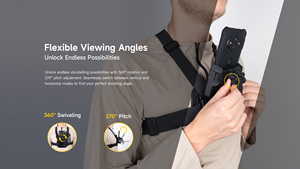 Soporte Ulefone Armor Mount Go 360 °   Vistas Giratorias 270 °   Soporte Ajustable para Teléfono Móvil con Correa Ajustable Vertical y Horizontal, Estabilidad Profesional - Product Image 5