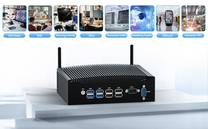 Hystou Mini PC industriel de bureau à faible consommation, passerelle Ethernet Gigabit IoT, graphismes UHD, 32 Go double DDR4, large plage de températures H - Product Image 4